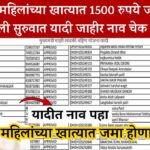 ladaki bahin yojana approved list